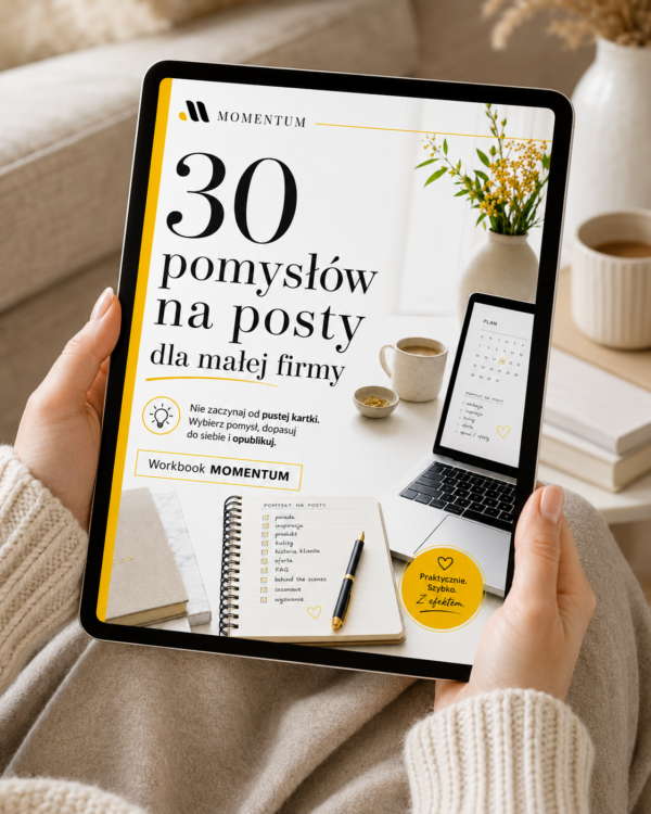 30 pomysłów na posty dla małej firmy - WORKBOOK
